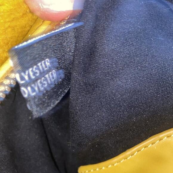 Vintage yellow handbag. - Picture 3 of 6